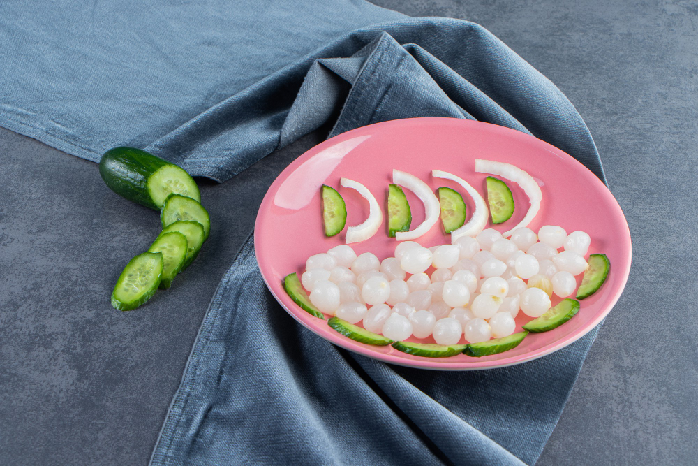 sliced-cucumber-pickled-baby-onion-sliced-rambutan-salad